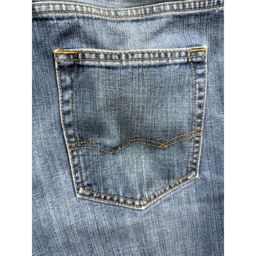 American Eagle‎ Jeans Mens Blue Straight Leg Medium Wash 34x29 - Picture 3 of 11